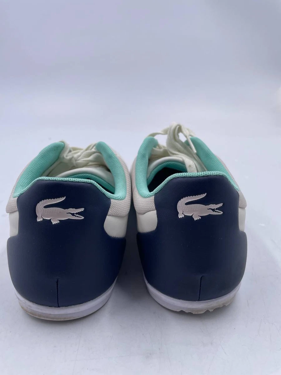 New Lacoste Men Shoes Storda White Leather Casual Sneakers Shoes 8
