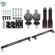 Fits For EZGO Yamaha Club Car 2 Retractable Golf Cart Seat Belts and Bracket Kit
