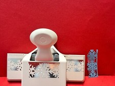 Martha Stewart Deep Edge Punch in FROSTED SNOWFLAKE Christmas Design FREE SHIP