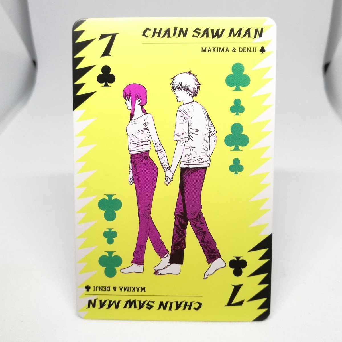 7 MAKIMA DENJI Clover Chainsaw Man PLAYNG CARDS TATSUKI FUJIMOTO