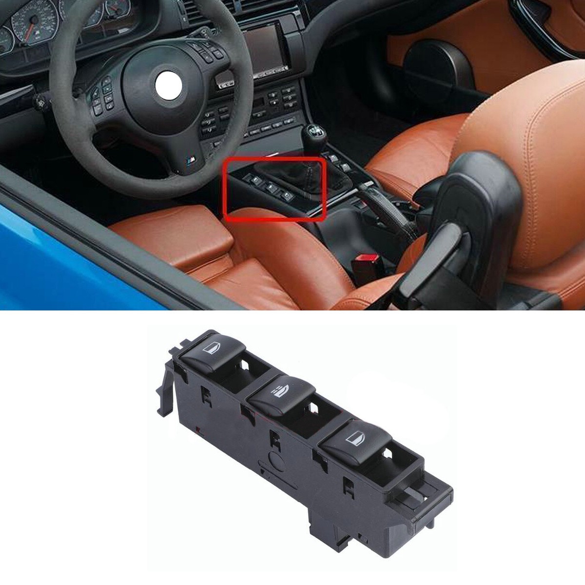 For 2001-2006 BMW 330Ci Window Switch Front Left Genuine 78348NZSR 2002