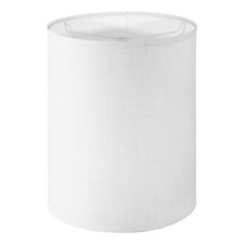 Tall Lamp Shade 10" Top X 10" Bottom X 13" High Large Drum Lampshade for Tabl...