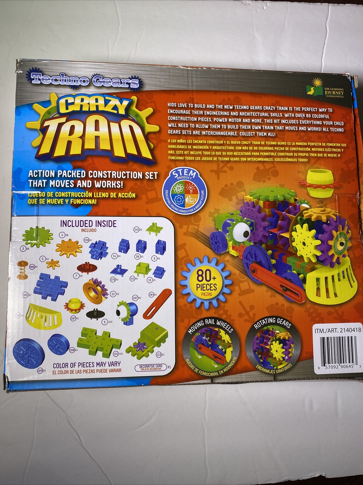 crazy train techno gears