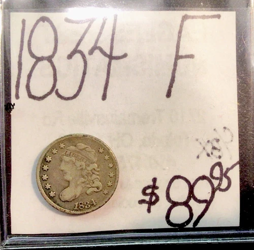 1834 Capped Bust Half Dime — photo from another recent sale