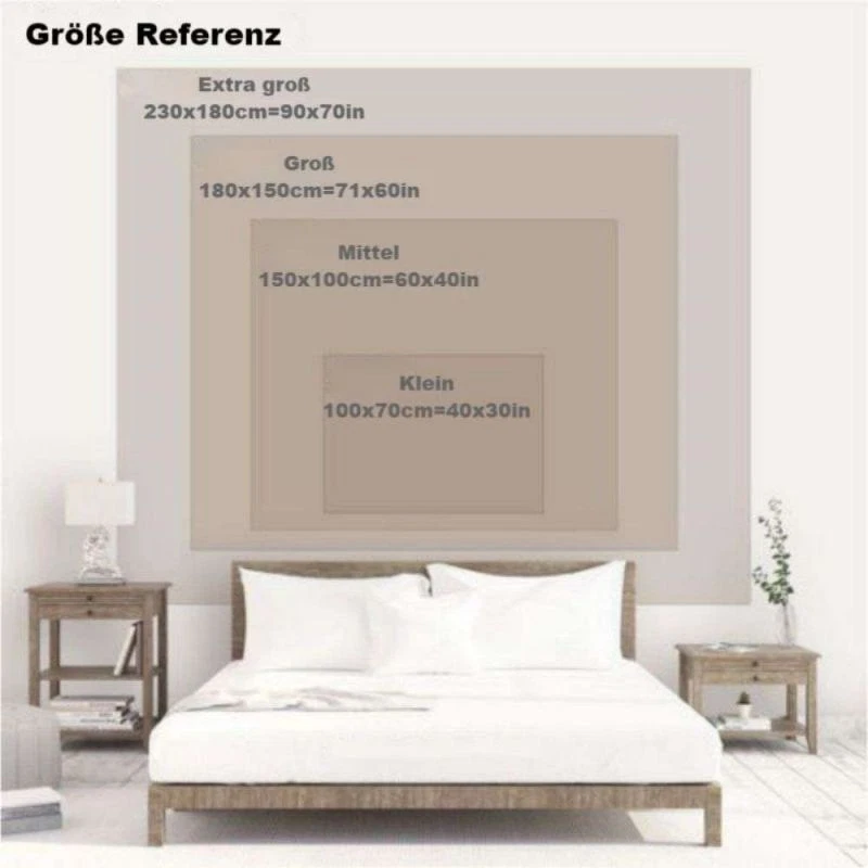 Schneewald Natur Poster XXL Wandteppich Wandbehang Wandtapete Hintergrund - Bild 2 von 4