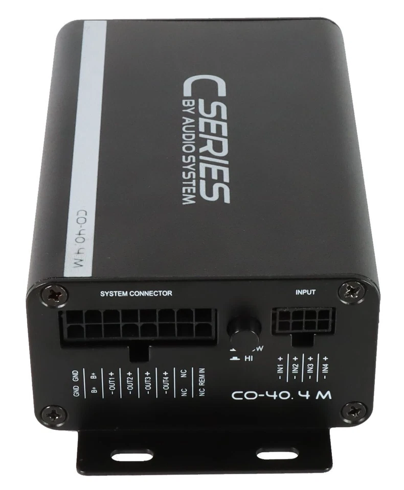 Audio System CO-40.4M mini 4-Kanal-Verstärker ISO plug&play digital 240 Watt - Bild 4 von 4