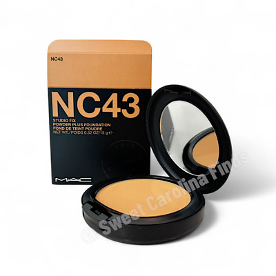 MAC Studio Fix Powder Plus Foundation - NC43 - 15g/0.52oz New   ORIGINAL FORMULA