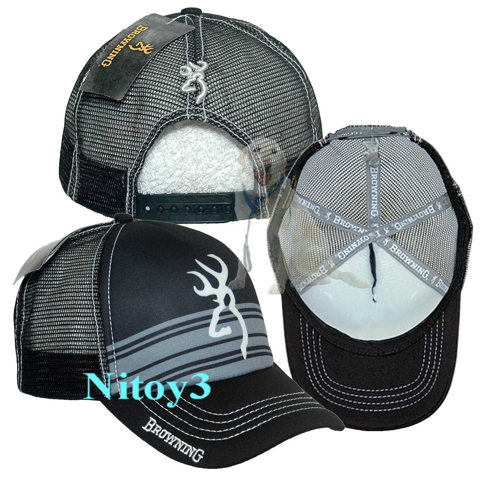 Browning Hombre Negro sombreros y otros accesorios de caza