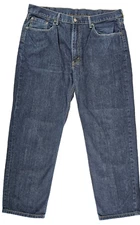 Levi's 550 Jeans Mens 40x32 Blue Relaxed Fit Dark Wash Western Rancher Cowboy