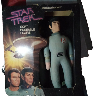 Star Trek Mr Spock Soft Poseable Figur Knickerbocker 1979 Vintage