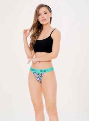 BABALÚ ISIS BRAZILIAN THONG WITH EXPOSED WAIST ELASTIC 100% COLOMBIAN