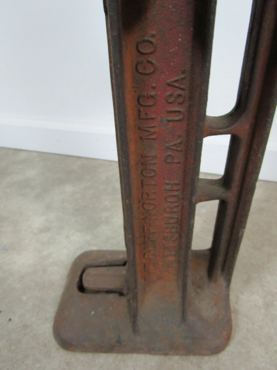 Vintage Duff Norton Barrett 521MT Railroad Jack 5 Tons Railroad House Barn