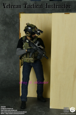 Easy&Simple 26052S 1/6スケール GBRS 戦術教官 限定版 Easy&Simple 26052s 1/6 Veteran Tactical Instructor Action Figure