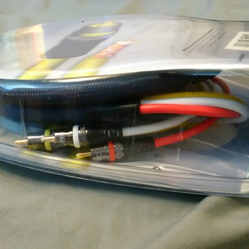 PPC 6' HIGH QUALITY COMPOSITE VIDEO & STEREO AUDIO CABLES - Picture 2 of 2
