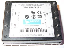 Vicor VI -JN0-EX DC-DC Converter - 5V DC - 75W - 75 Watt 5 Volt DC Power Module