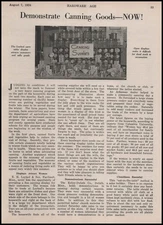 1924 E H Loyhed & Son Hardware Store Photo Faribault Minnesota Canning Print Ad