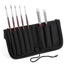 Kolinsky Sable Miniature Paint Brushes - 7pcs Detail Paint Brushes Drybrushes