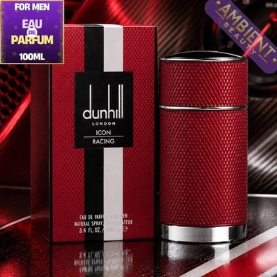 DUNHILL Icon Racing Red EDP 100ml Grapefruit Tonka Vetiver Men's Fragrance - Image 1 of 2