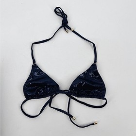 L' Agent Provocateur Sevilla Navy Triangle Bikini Top Sz S NWT