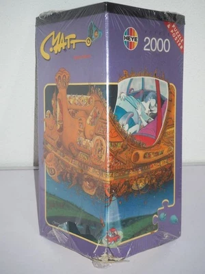 Heye Puzzle 2000 Teile Matt Space Movie Dreiecksbox Neu OVP Karton defekt Poster - Bild 1 von 3