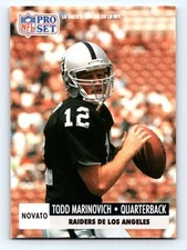 1991 Pro Set Spanish #753 Todd Marinovich Fresh Break EX-EXMINT