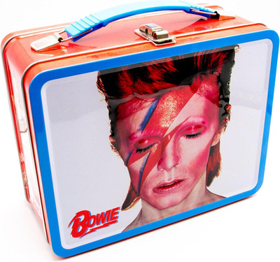 David Bowie Aladdin Sane Fun Box - Sturdy Tin Storage Box with Plastic Handle & 