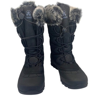 Kamik Momentum 3 Waterproof Winter Boots Black Men Size 9 EU 40 UK 7