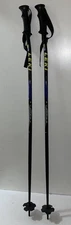 RARE Leki ECLIPSE Series TS ALU Lite Trekking Ski Poles Pair Made In Czech 46”