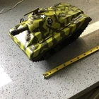 Vintage 1960s  1970s Marx #2 Wind Up Arm Tank!  9.5" Excellent Condition!