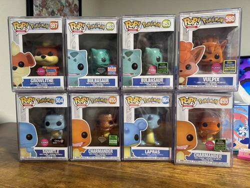 Funko Pop Games Pokemon Vinyl Figure Lot of 8 Kanto Favorites