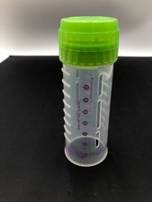 Vintage Playtex Baby Bottle Drop Ins Blue 8 oz. Flowers Bees No Nipple