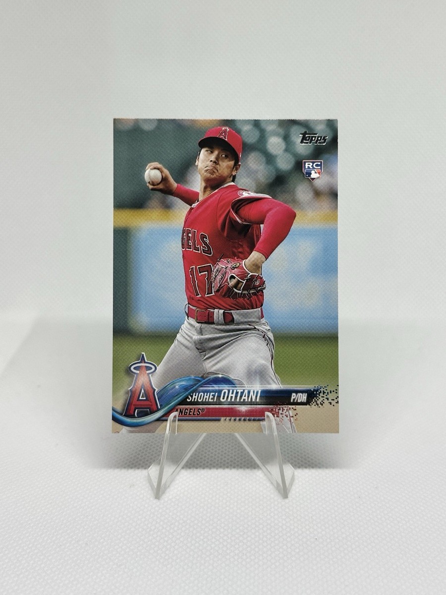 2018 Topps Update Series - Shohei Ohtani Rookie Pitching Red 