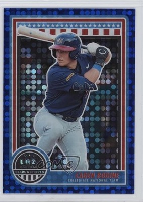 2025 Panini Stars and Stripes Blue 137/149 Caden Bodine #21 p8v