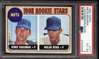 1968 TOPPS METS #177 w/NOLAN RYAN & JERRY KOOSMAN PSA 4 VG-EX CENTERED