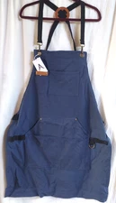 NEW Asaya Chef Apron Canvas  Navy Blue BBQ Home Work Restaurant Heavy Duty 