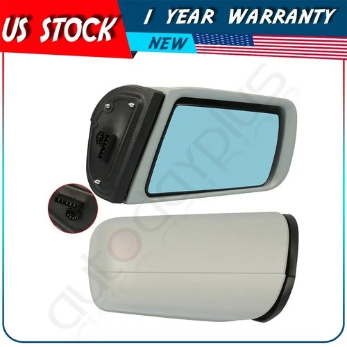 ?(L+R) Mirrors MB1321104 For 1996-99 M-Benz E Class Power Heated Primed Memory