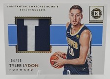 2017 Panini Encased Tyler Lydon Substantial Swatches /10 RC Denver Nuggets