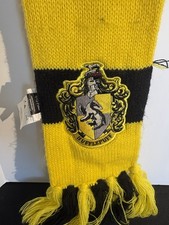 Wizarding World Of Harry Potter Hufflepuff House Yellow Crest Scarf 60