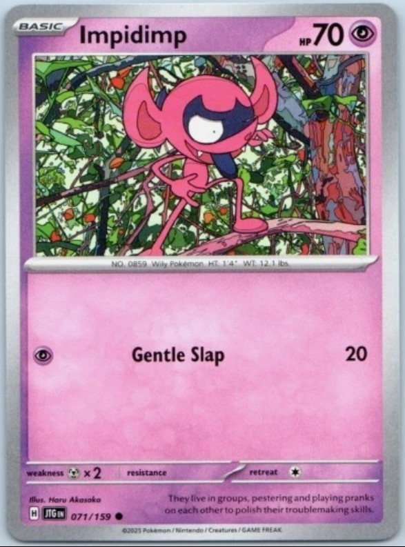 Impidimp 071/159 - Free Delivery