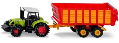 SIKU, CLAAS Ares 697ATZ avec remorque à ensilage, échelle 1/87, SIK1650 - Photo 1/2