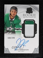 2020-21 Upper Deck The Cup Rookie 169/249 Jason Robertson #118 Patch Auto 1fl4