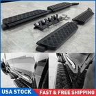 Black Running Board Nerf Bar Side Step Fits Land Rover Defender 110 2020-2024