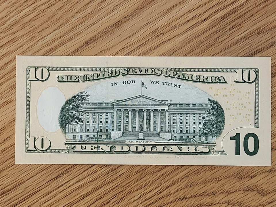 2009 A $10 "STAR NOTE" GEM/UNC CLEVLAND JD00052534* 000 START 1 OF 2 CONS SERIAL - Image 2 of 4