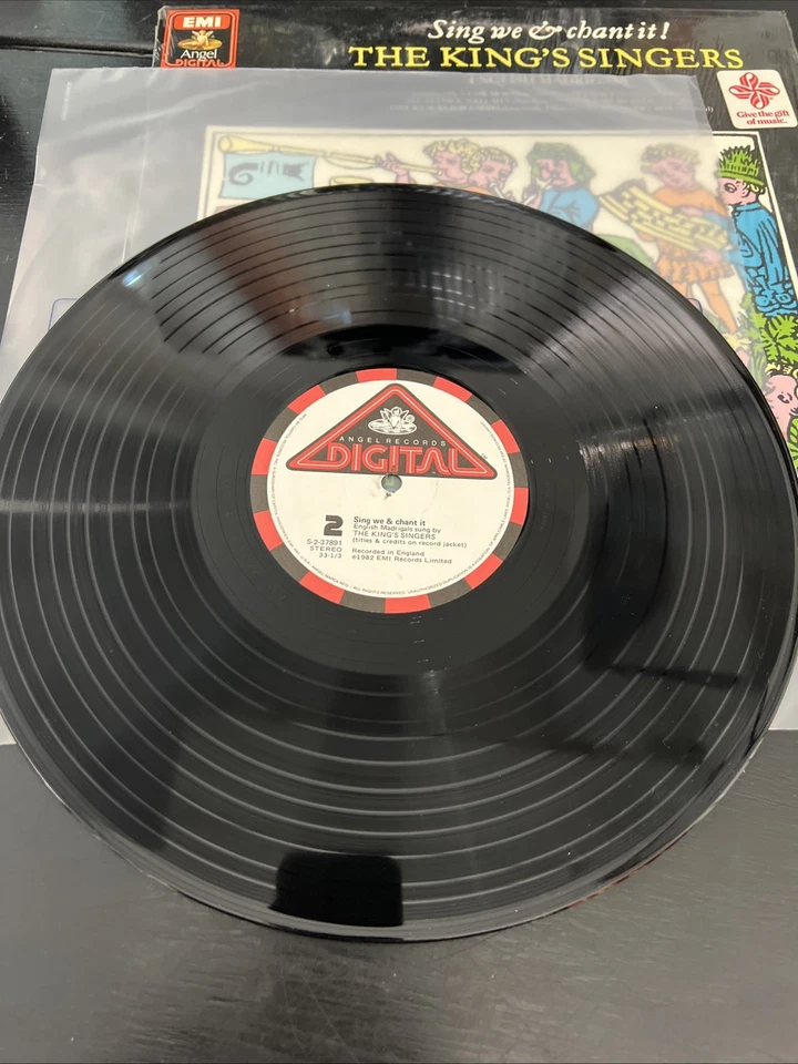 The King's Singers - Sing We & Chant It - English Madrigals [Angel EMI DS-37891] - Image 4 of 4