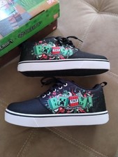 HEELYS KIDS YOUTH/BIG KIDS MINECRAFT PRO 20 PRINTS HE02083001 size 6 SHOES