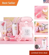 Elegant Self-Care Gift Basket for Women: 12-Piece Rose Spa Set for All Occasions