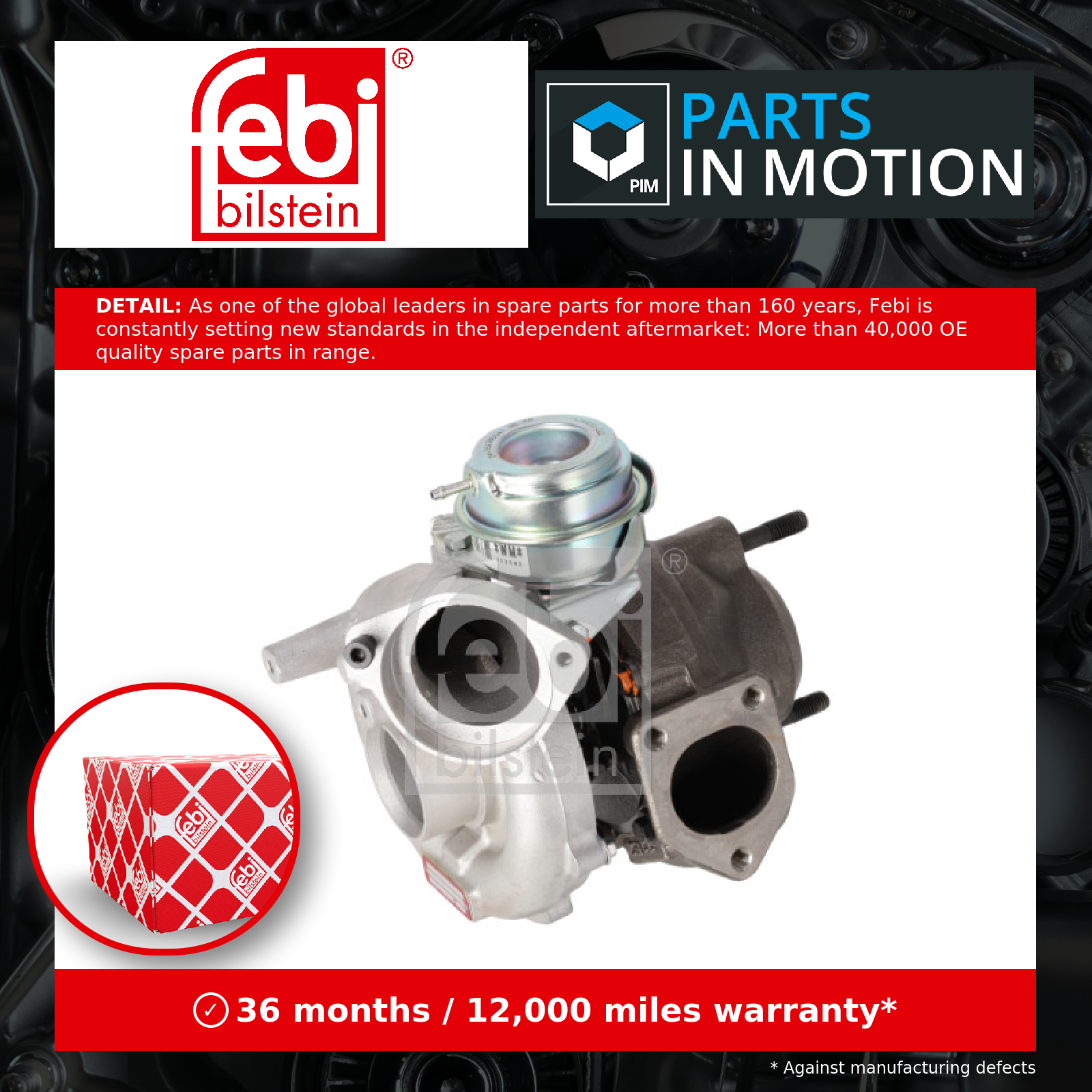 Charger, charging (supercharged/turbocharged) 187002 Febi 007791044 007791045