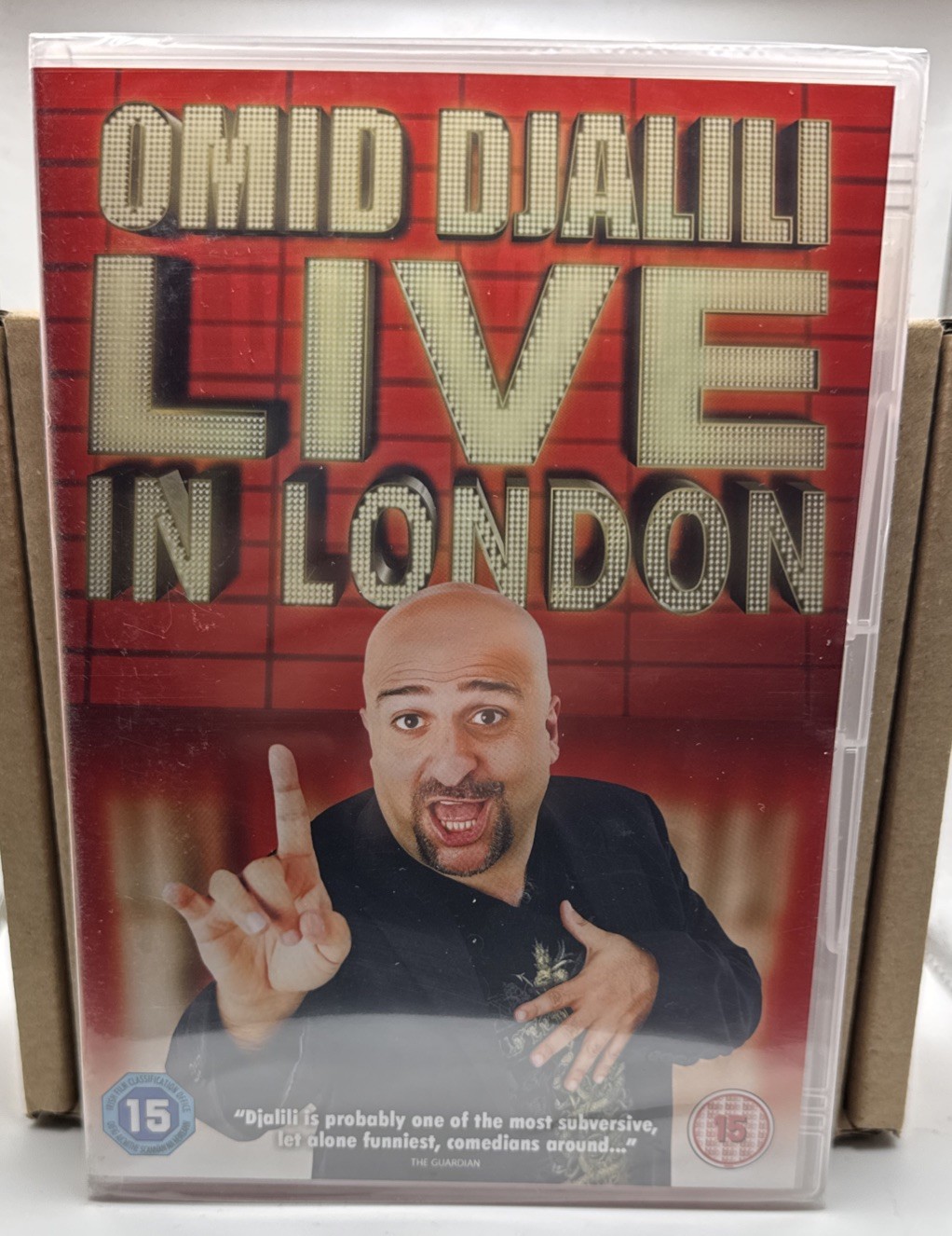 Omid Djalili: Live in London DVD (2009) Omid Djalili Brand New & Sealed FREE P&P