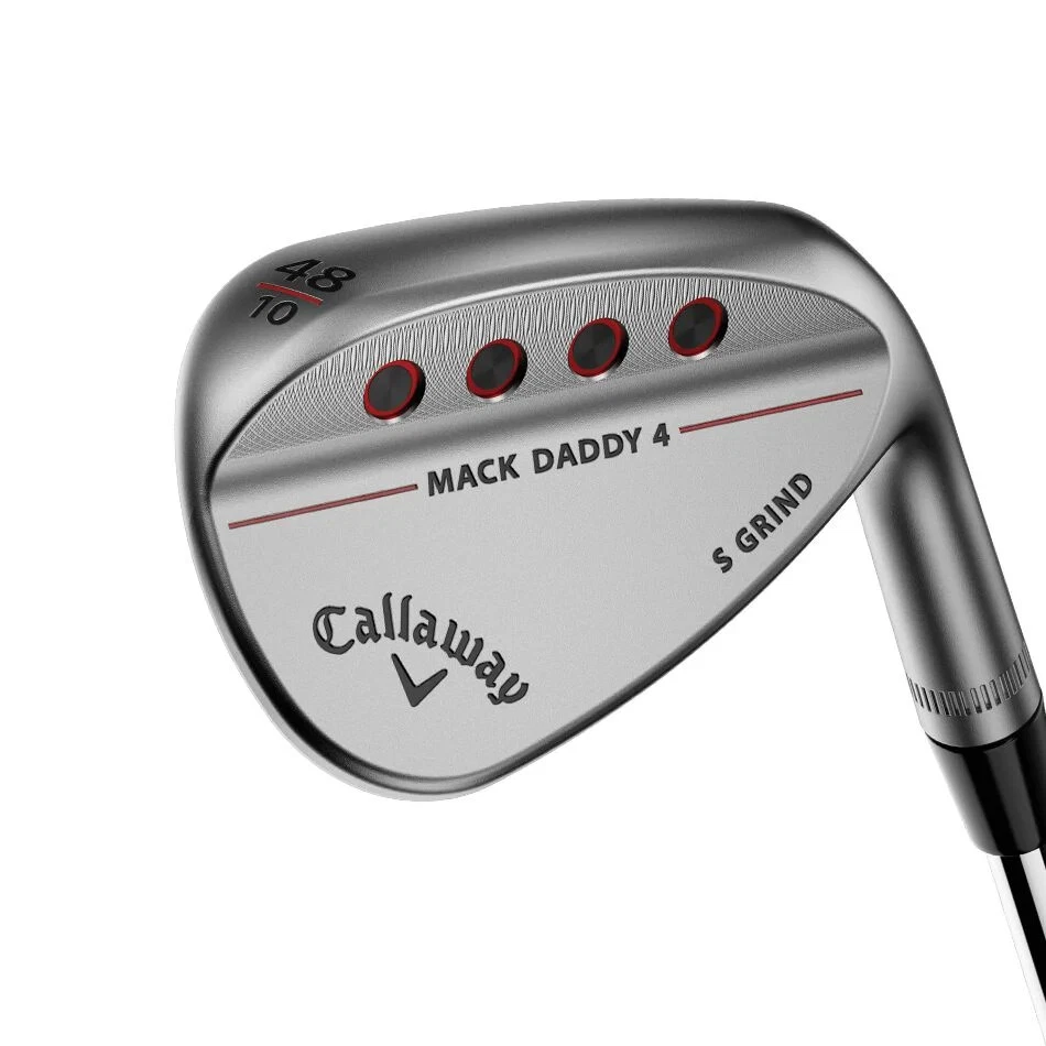 LEFT HANDED CALLAWAY MACK DADDY 4 CHROME APPROACH WEDGE 50°-10° (BOUNCE) S GRIND - Image 2 of 4