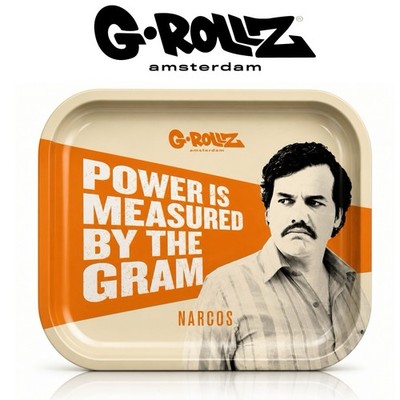 G-Rollz Small Metal Tray 14x18cm - Narcos Escobar Legacy *USA*